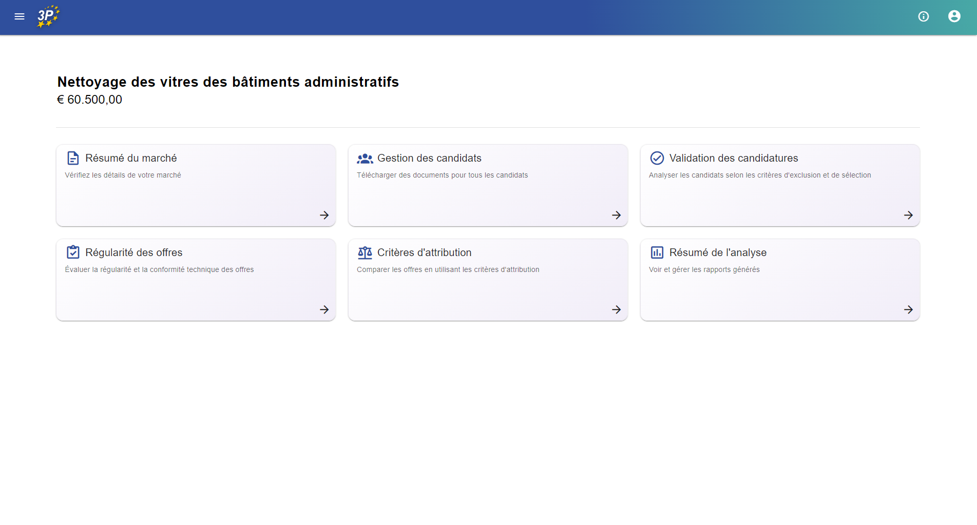 TenderAnalyzer screenshot